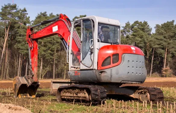 Mobil- und Kettenbagger von Drainage Uhling